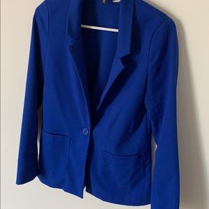 Divided by H&M primary blue blazer size 4
